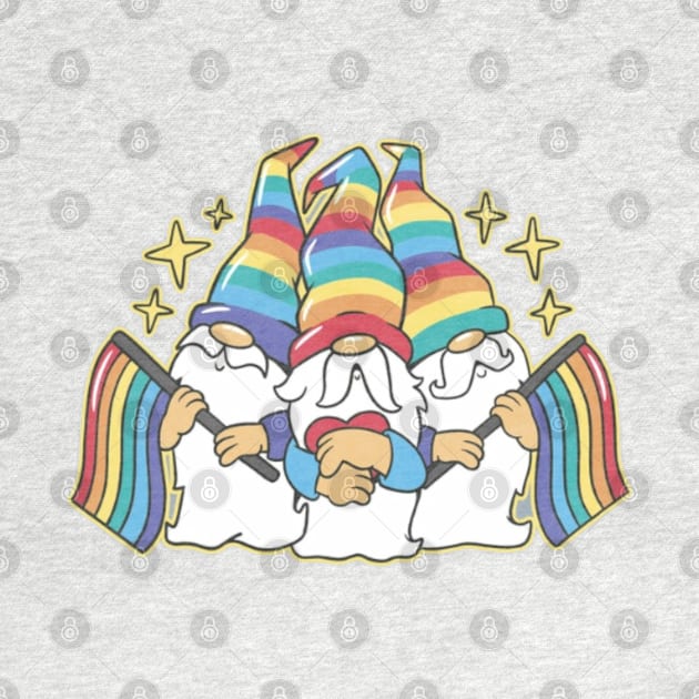 Pride Gnomes by Digital-Zoo